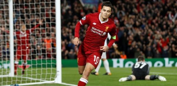 Philippe Coutinho comandou o baile do Liverpool sobre o Spartak Moscou