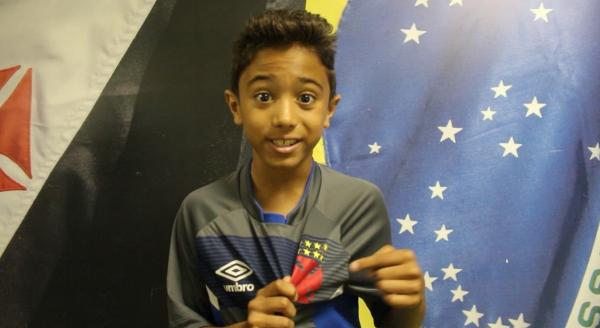 Kauã garante que representar o Vasco é coisa de gente grande