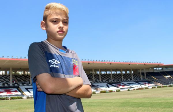 Filipe Lannes é o capitão da equipe sub-10 do Vasco