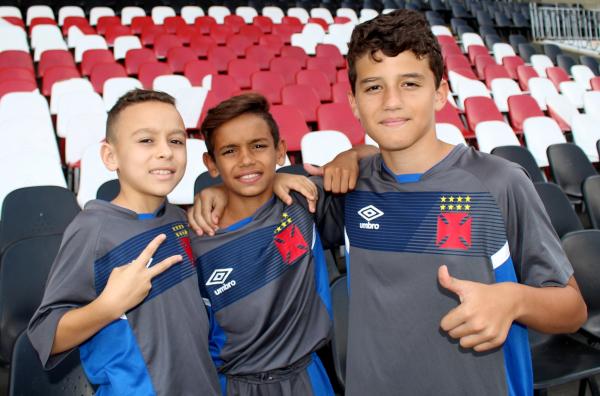 Davi, Breno e Lucas são oriundos de um núcleo oficial