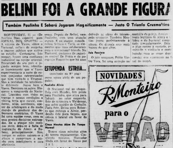 Jornal dos Sports (12/01/1958)