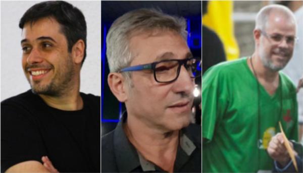 Euriquinho, Alexandre Campello e Roberto Monteiro