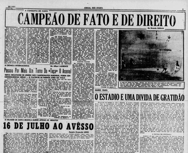 Jornal dos Sports (29/01/1951)