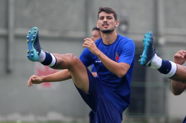 Ricardo durante treino do Vasco