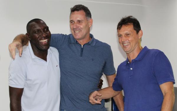 Odvan, Carlos Germano e Sorato se divertem relembrando o passado