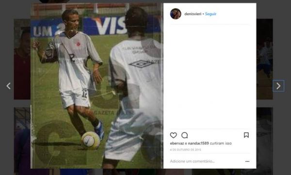 Foto de Morais reproduzida por Denis