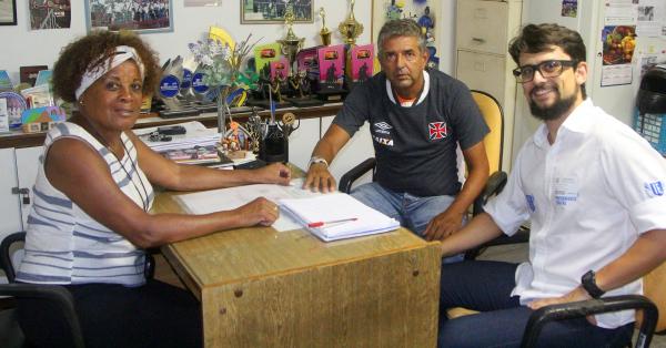 Solange Chagas, Jorge Augustinis e Gabriel Espinosa