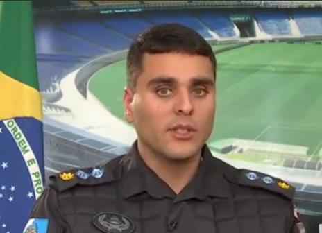 Major Silvio Luiz, comandante do Gepe