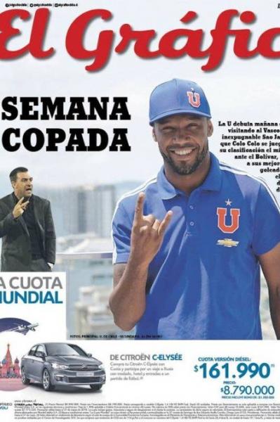 Zagueiro Rafael Vaz é personagem da Universidad do Chile e reencontra o Vasco