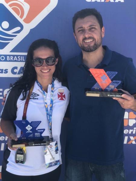 Livia Prates e o Vice-presidente Infanto-Juvenil Fabricio Azevedo