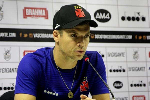 Wagner concedeu entrevista coletiva em São Januário