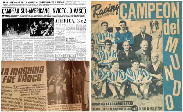 Imprensa repercute as importantes conquistas de Vasco e Racing