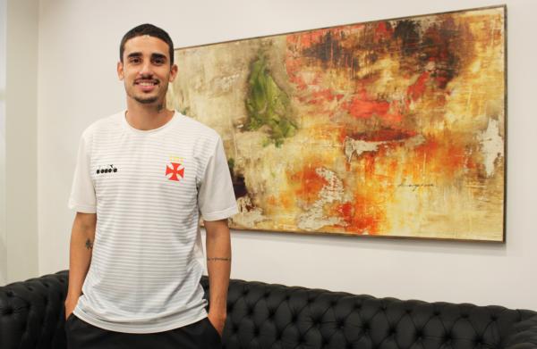 Galhardo no hotel onde o Vasco está hospedado em Chapecó