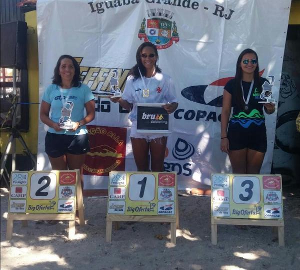 Gabriela Alves, Campeã Geral dos 2,5 km em Águas Abertas