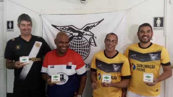 1º Paulo Costa (CRVG), 2º Paulo Roberto (MGFC), 3º André Luiz (CA) e 4º Carlos Alberto (CA)