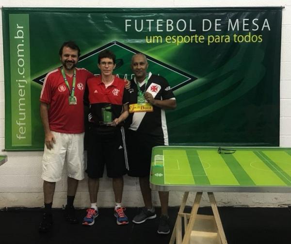 3º Moacir (AFC), 1º Armando Amendolla (CRF) e 2º Marco Antônio (CRVG)