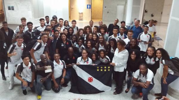 Delegação do Vasco no Brasileiro Sub-18 de Atletismo