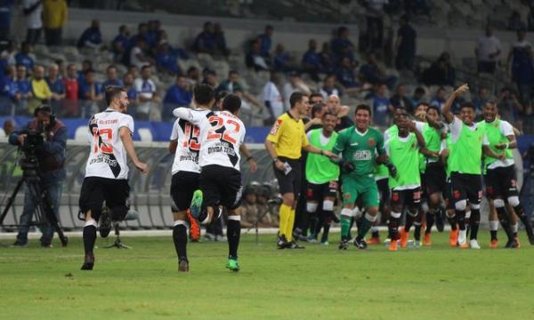 Comemoração do gol do Vasco