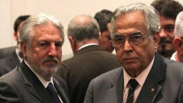 José Luiz Moreira, o Zé do Táxi (à esquerda) e Eurico Miranda