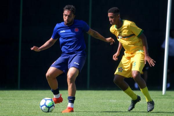 Hugo Borges sofreu o pênalti que resultou no gol de Ramon