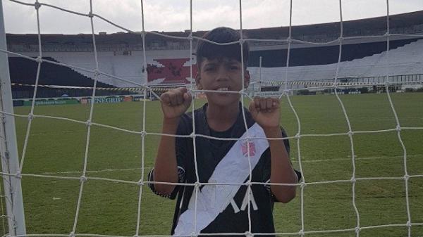 Menino deu sorte para o Vasco