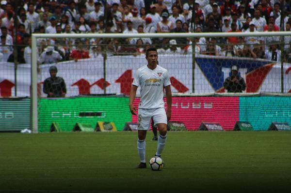 Franklin Guerra lidera a defesa da LDU, a menos vazada do Equador