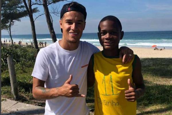 Philippe Coutinho e Wallace Rocha