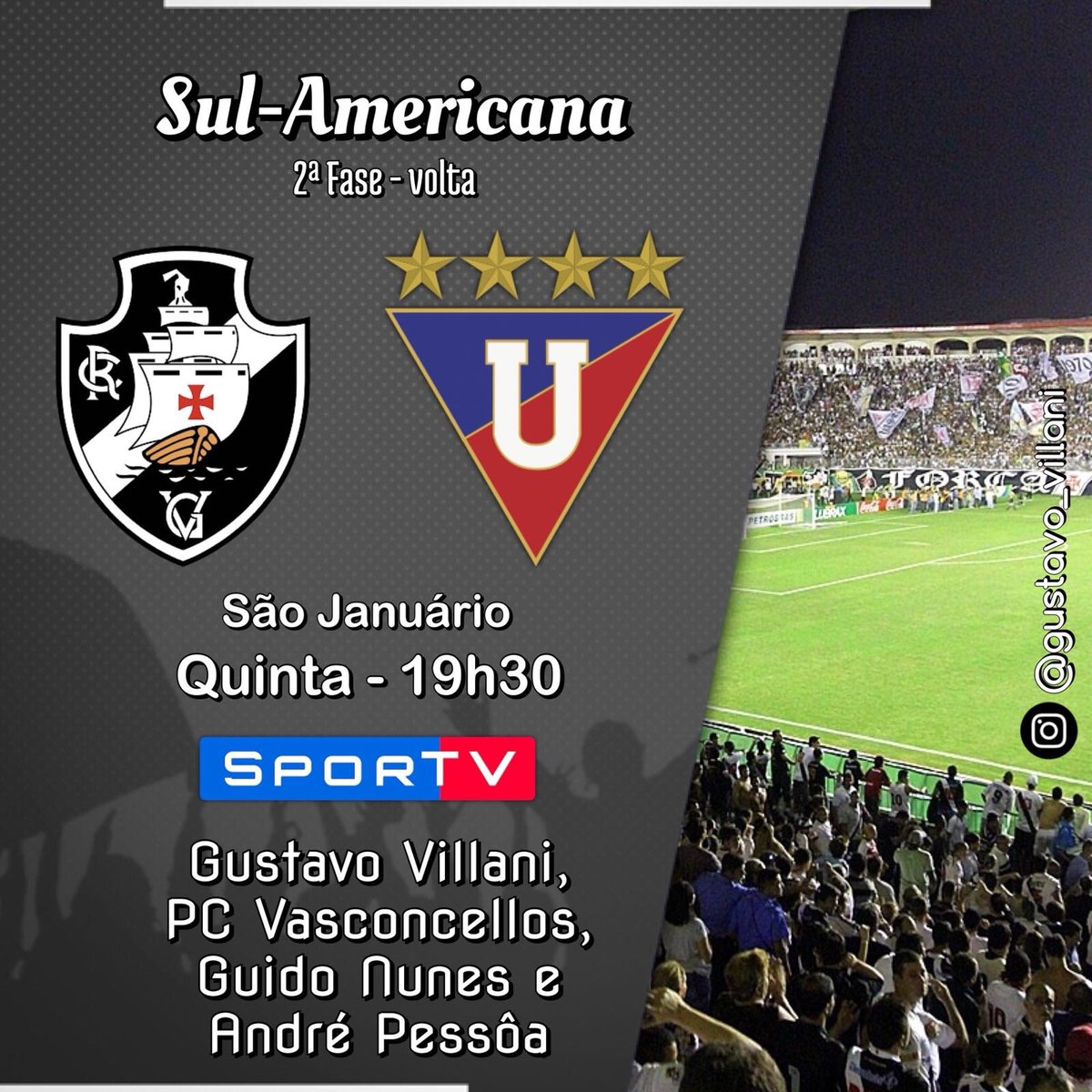 Vasco estreia na Copa Sul-Americana diante da LDU (EQU) – Vasco da