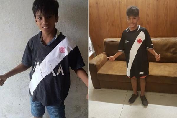 Otávio Coelho ficou conhecido após fazer camisa do Vasco com cola e papel