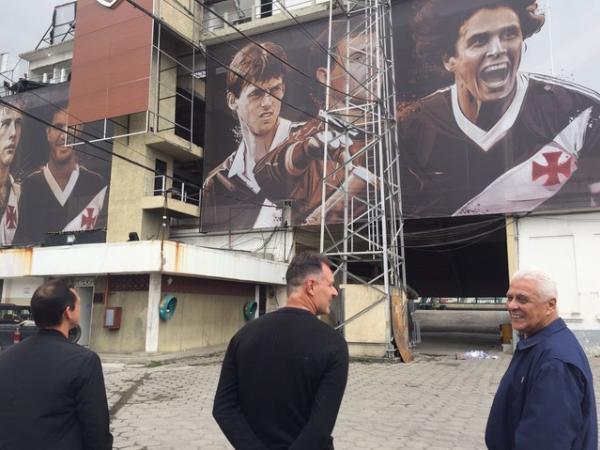 Sorato, Carlos Germano e Dinamite em São Januário