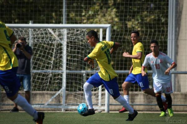 Gilberto Manuel, destaque do Brasil campeão do mundo sub-19 de Futebol 7 PC