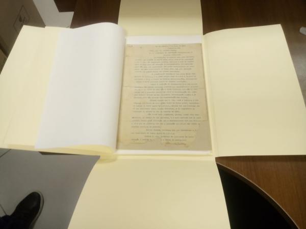 A Resposta Histórica devidamente armazenada em sua pasta