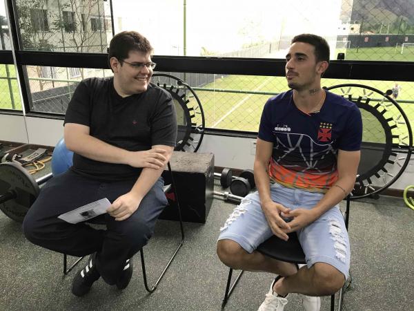 Thiago Galhardo e Casimiro Miguel no Papo Gringo