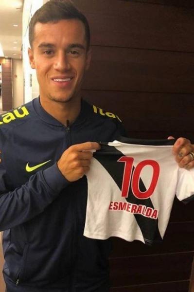 Coutinho com o presente