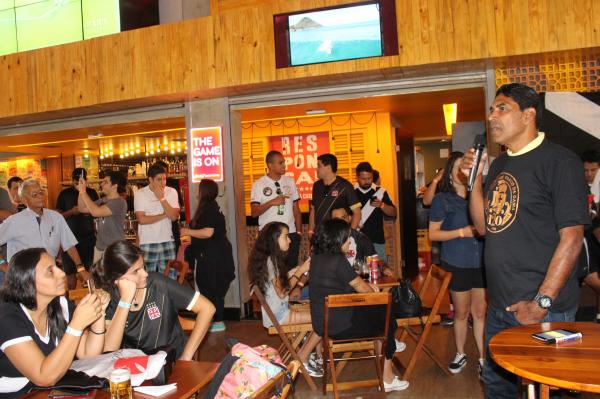 Acácio compartilhou experiências com os presentes no evento