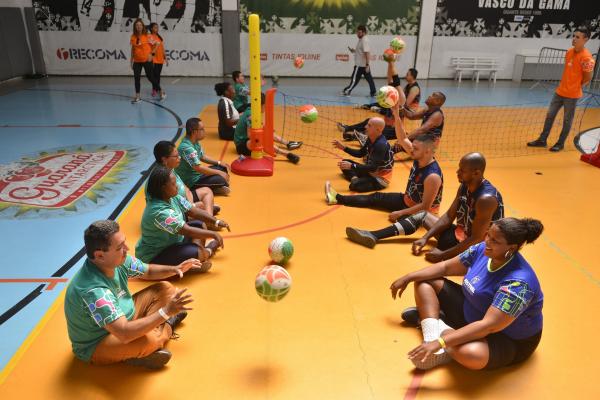 Vôlei sentado foi um dos esportes da sede de São Januário