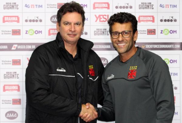 Alexandre Faria e Alberto Valentim seguem no Vasco para 2019