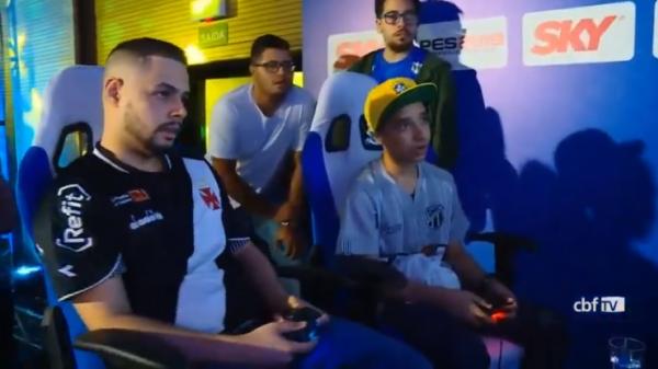 Representado por Kaique Reizin, Vasco disputou o e-Brasileirão