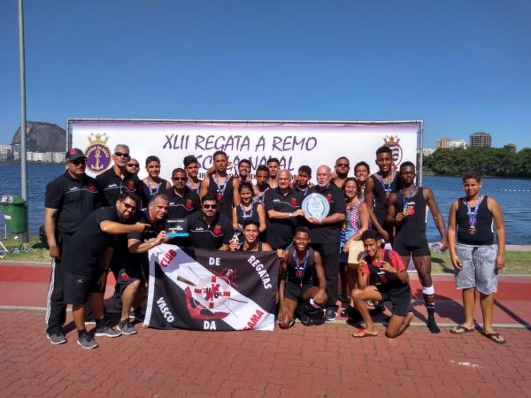 O Vasco se sagrou campeão da Regata da Escola Naval
