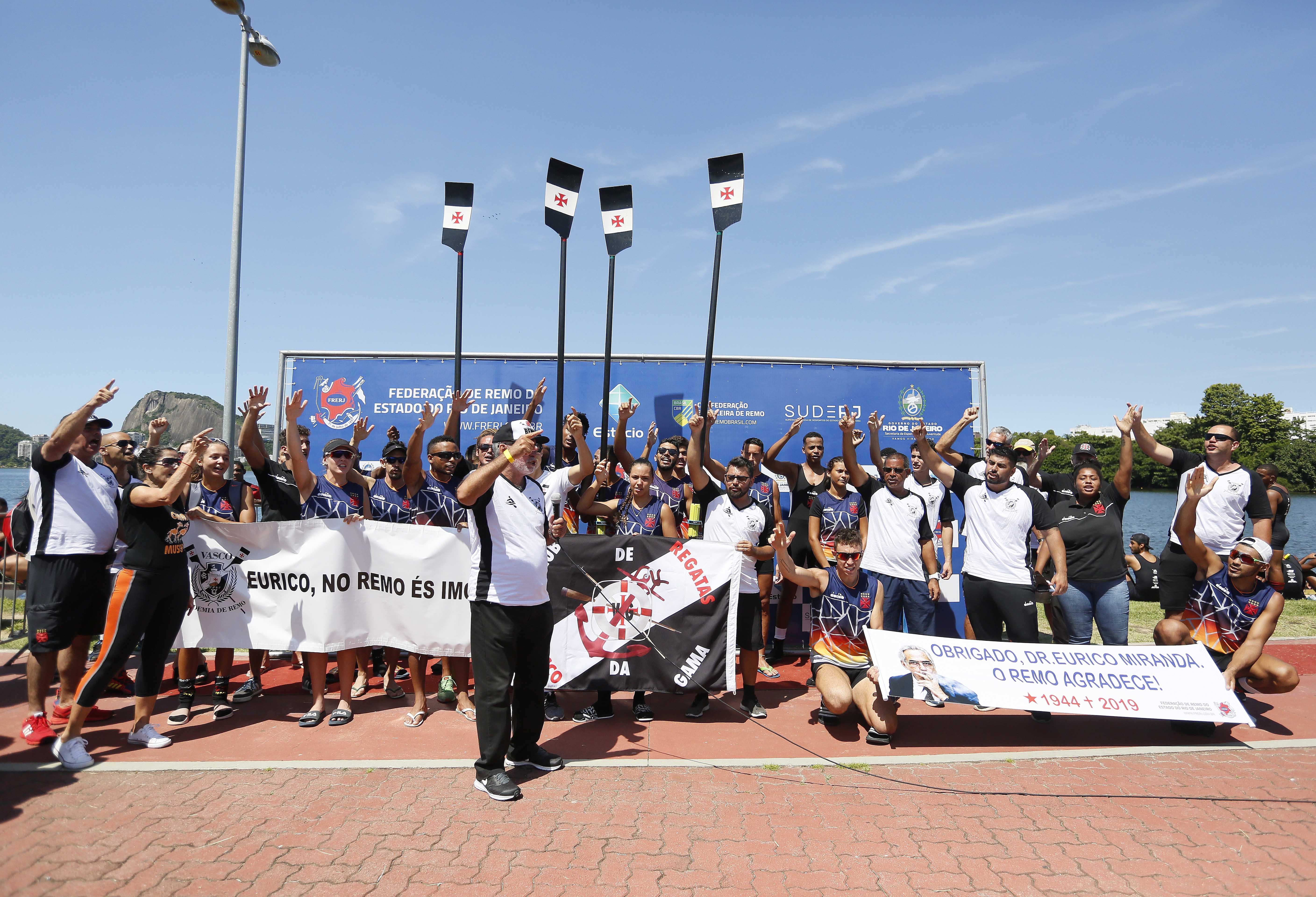 Equipe vascaína na primeira regata do Campeonato Carioca