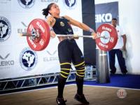 Amanda Souza e o treinador Carlos Aveiro