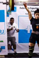 Laura Nascimento e o treinador Carlos Aveiro