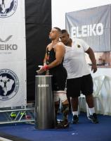 Renan de Sena e o treinador Carlos Aveiro