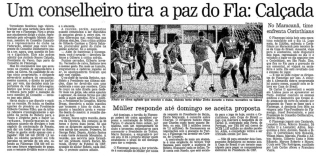 Após a negociação com Bebeto, Conselho Deliberativo do Flamengo discutiu exclusão de Calçada