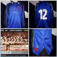 Conjunto usado em jogo pelo goleiro Marcio na campanha do título da Libertadores 1998.