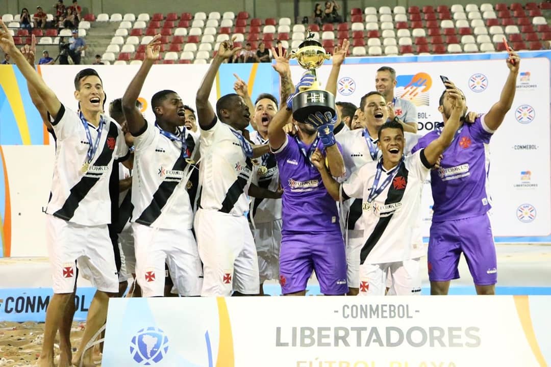 Conmebol Copa Libertadores Futbol de Playa - Santos - Brasil - 09/01/2017 -  Boquinha do Vasco da Gama durante partida contra o Reales Miranda (VEN)  pela Copa Libertadores de Futebol de Areia