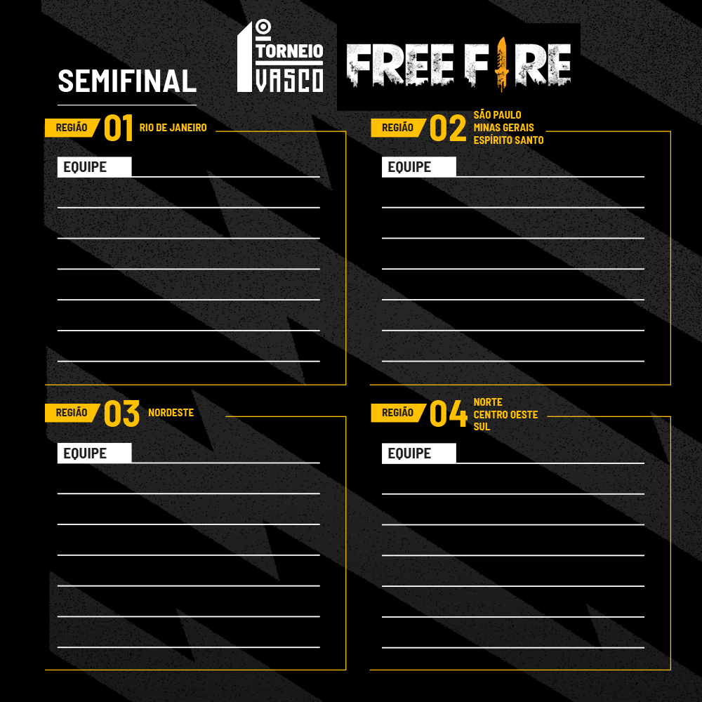 E-Sports: Equipes que participarão do 1° Torneio Vasco de Free Fire estão  definidas