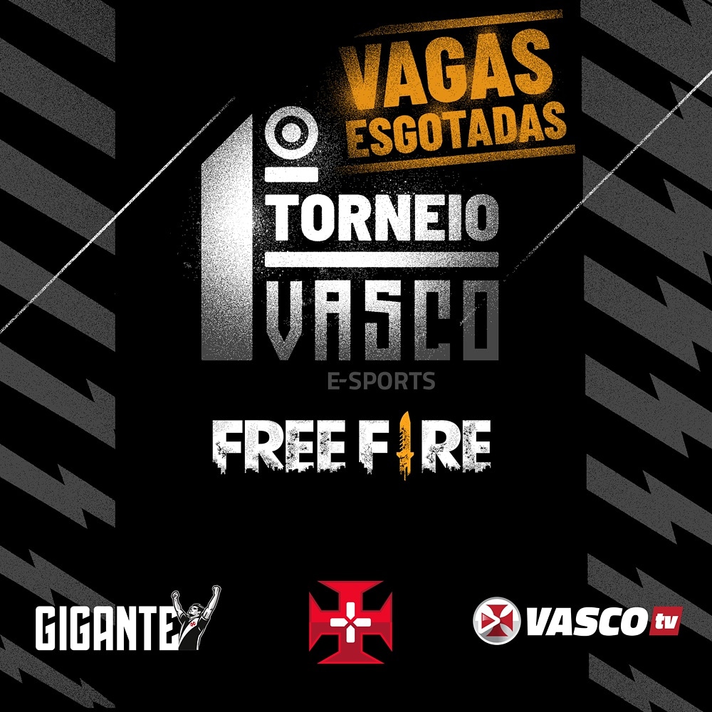 E-Sports: Equipes que participarão do 1° Torneio Vasco de Free Fire estão definidas