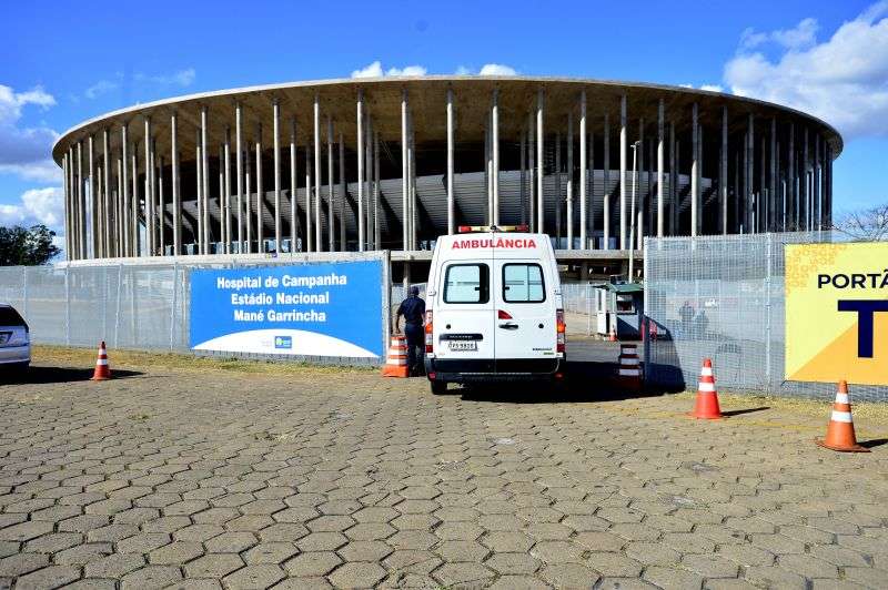 Se for autorizado, futebol dividirá espaço com hospital de campanha no Mané Garrincha