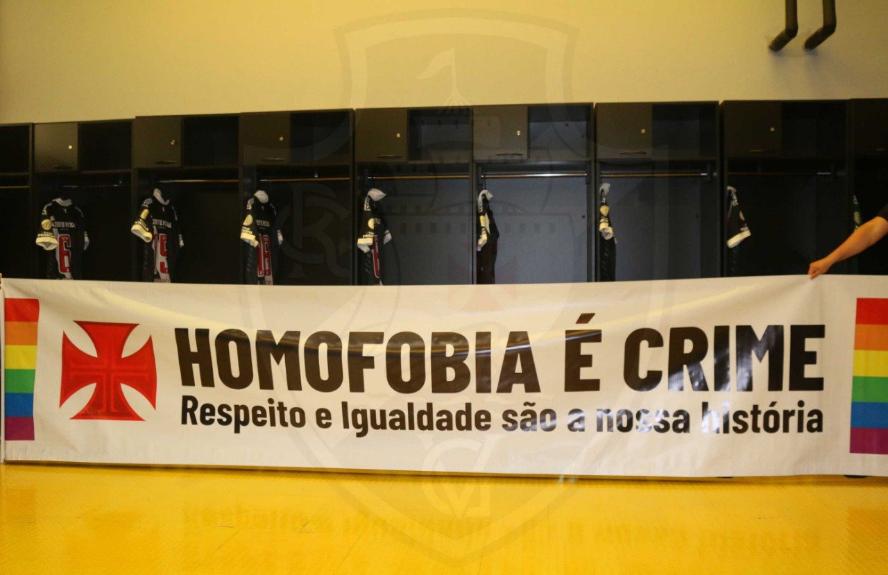 VASCO FEZ CAMPANHA CONTRA A HOMOFOBIA EM 2019